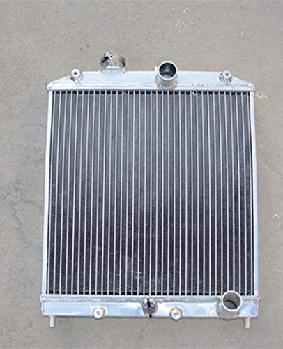Radiador de aluminio de 3 hileras para 92-00 Civic EK EG D15 D16 B16 B18 28MM IN/OUT TUBO
