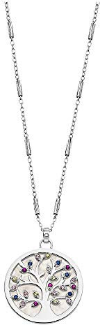 Lotus Silver JLP1889-1-1 Collar de plata con colgante de árbol de la vida LP1889-1/1, circonita, plata 925