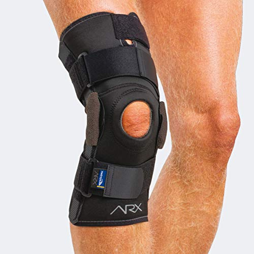 ARX 312 Ginocchiera tubolare con articolazioni policentriche (XLarge Circonferenza ginocchio(da 42 a 46 cm))