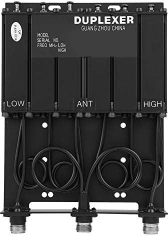 Duplexer, High Sensitivity 25W VHF N-Connector 6 Cavity Duplexer Diplexer for Wireless Radio Repeater