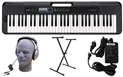 Casio CT-S300 PPK 61-Key Premium Keyboard Pack with Stand, Headphones & Power Supply