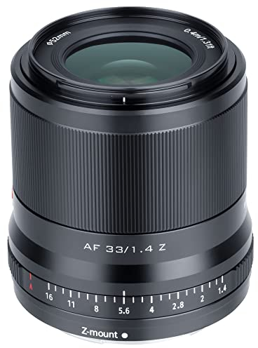 VILTROX AF 33mm F1.4 Autofokus APS-C Objektiv Festbrennweite für Nikon Z-Mount Kameras Z5 Z50 Z6 Z6II Z7 Z7II Zfc