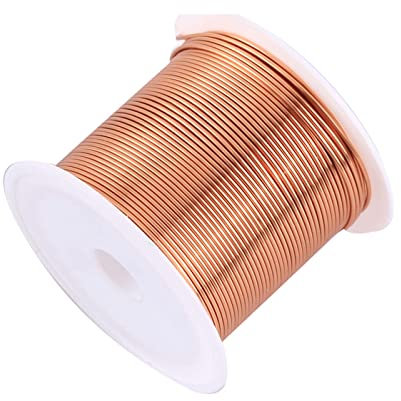 0,8 mm x 10 m Spiral-Magnetdraht, emaillierter Kupferdraht, emaillierter Magnetwicklungsdraht, 1 Spule, natürliche Temperaturbewertung, weit verbreitet für Transformatoren, Induktoren