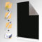Fenster Verdunklung | 3m x 1,45m Verdunklungsstoff | Verdunklungsfolie | Ohne Bohren | mit 24 Nano Pads | Lichtundurchlässig | Thermobeschichtung (Schwarz)