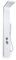 Colonna Doccia Idromassaggio Bianco Opaco in Alluminio Verniciato Mod. Manhattan White