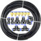 ERGAOBOY Black 10M Polyurethane PU Air Hose Pipe Tube Kit,10mm OD x 6.5mm ID with Pneumatic Connector Kits