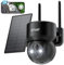 ieGeek 360¡ãWireless Solar Camera - 2K Solar Security Camera Outdoor with 5200mAh Rechargeable Battery,PTZ Battery Wireless wifi CCTV Camera Systems, Color Night Vision,PIR Motion Detection, IP65
