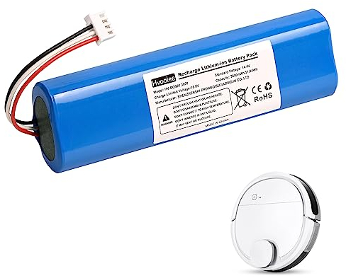 Hvoolee 4600mAh Ersatz Akku Kompatibel mit Ecovacs Deebot Ozmo 900, 901,905, 920 930 937 N8, N8 Pro Li-ion 14.4V Battery