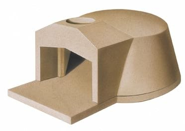 Forno a Legna da incasso con camera Ø 85 Cm Capacità Cottura 3 Pizze LINEA VZ Modello Sahara