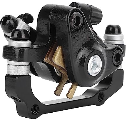 BOROCO Pinze Freno a Disco Meccaniche per Bicicletta Elettrica Universale Bici da Ciclismo Anteriore E Posteriore(Front Disc Brake (F160 R140))