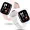Xisair 2 Cinturini Compatibili con Redmi Watch 3 Cinturino di Ricambio in Silicone, Cinturino Sportivo Impermeabile, Traspirante per Redmi Watch 3 Orologio Intelligente