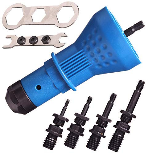 Remachadora para taladro o atornillador inalámbrico, tuercas de remache M3 M4 M5 M6