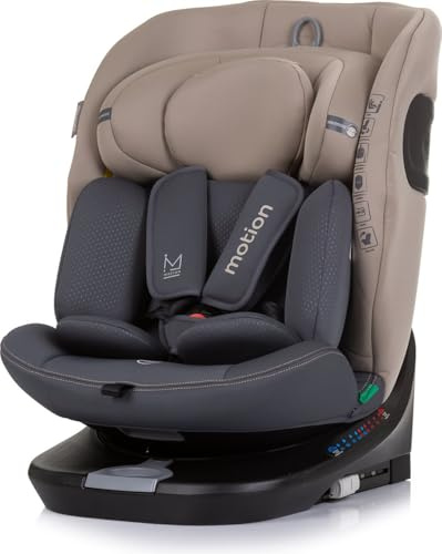 Chipolino i-Size Kindersitz Motion (40-150 cm) Isofix 360° drehbar verstellbar beige