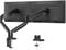 HIPPOFLEX Dual Ultrawide Monitor Mount for 22-35 inch Computer Screens, 2 Monitor Arms with Gas Spring System Each Holds up to 30.8lbs, Full Motion Monitor Stand, Height Adjustable, VESA 75x75/100x100
