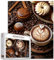 Tucocoo Tazza di caffè puzzle per adulti 1000 pezzi, chicchi di caffè pasticceria stile artistico gourmet pittura marrone 68,6 x 50,8 cm puzzle fai da te per regali di decorazione domestica, puzzle