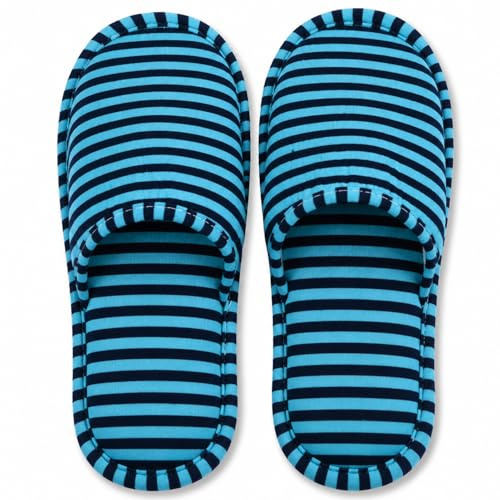 equlup 1 paio di pantofole da viaggio pieghevoli, scarpe da viaggio portatili con borse pantofole monouso riutilizzabili in cotone antiscivolo per la camera da letto per hotel e casa