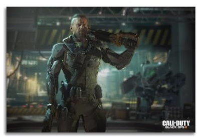 YIHAIKAI Spielposter Call of Duty Black Ops III, Decisive Battle Poster, dekoratives Gemälde, Leinwand, Wandposter und Kunstdruck, moderne Familienschlafzimmer-Dekoration, Poster, 40 x 60 cm