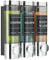 Shampoo and Conditioner Dispenser Shower Dispenser Body Wash Wall Mounted Shampoo Dispenser for Shower Wall No Drill for Bathroom Hotel 3 Chamber x 300ml Chrome with Waterproof Labels