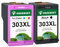 GREENSKY 303XL Ersatz für HP 303 Druckerpatronen Multipack für HP 303 XL Schwarz und Farbe für HP Envy Photo 6230 Patronen 7830 6232 7900 6220 7134 6234 7800 7130 Tango X (2-Pack)