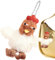 Zetqhuu Gefüllter Huhn-Schlüsselanhänger, Huhn-Plüsch-Ornament, Taschenanhänger Mit Gefülltem Cartoon-Huhn, Taschenanhänger-Kollektion