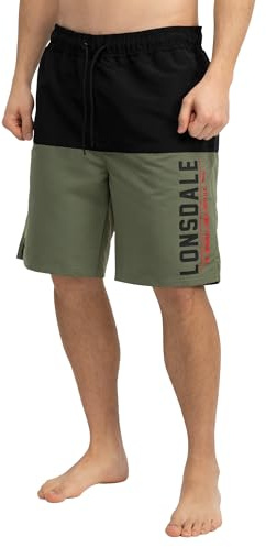 Lonsdale London HAYLING Männer Short Oliv/schwarz
