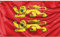 Drapeau De La Normandie Du Nord, France Drapeaux De Jardin Colorée Drapeaux Décoratif Avec Œillets Bannière Pour Porche Extérieure Intérieure 90X150 Cm