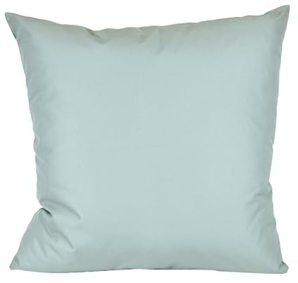 JACK 40x40cm Outdoor Lounge Kissen Dekokissen inkl. XXL-Füllung Wasserabweisend Sitzkissen Garten Stuhl Lotus Effekt, Farbe:Silber
