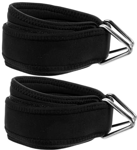 5 Pairs Ankle Gym Straps for Cable Machines Ankle Belt Attachment for Leg Workouts for Hip Abduction Leg Curling Stretching Portable Fitness Tool for Home Gym