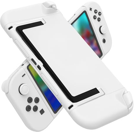 GXGM 1 Pcs Coque pour Nintendo Switch 2 Console Etui de Protection,Coque Rigide Protectrice Split,Switch 2 Accessoires Console de Jeu,Utilisé pour Console Switch 2(Blanc)