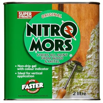 HOCHSTE® All Purpose Paint & Varnish Remover, Paint Stripper, Multi-Surface Application, Fast Acting, Strong Non-Drip Gel Formula, Safer Formulation, Easy to Use (2 LTR)