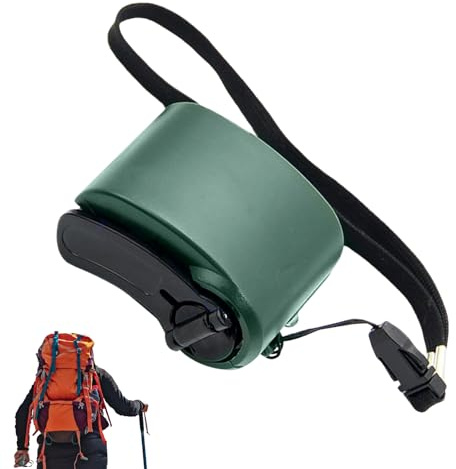 Handy Ladegerät mit Kurbel, Telefon Ladegerät für Wandern, Kompaktes Smartphone Ladegeräts, Tragbare Backup Energie, für Camping, Klettern, Notfälle, Stromausfall, Trekking
