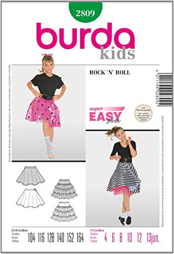 Burda Schnittmuster 2809 Gr. 104-164