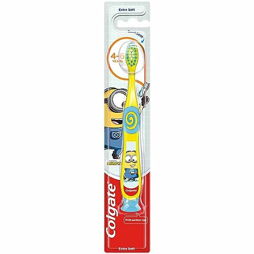 Colgate Smiles Kids Toothbrush 4-6 yrs old (Pack of 4) (Assorted Colors)