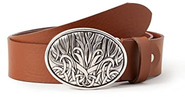 MGM Damen Legno, 100164 G rtel, Braun (Cognac 950-4), 85 cm (Herstellergröße: 85) EU