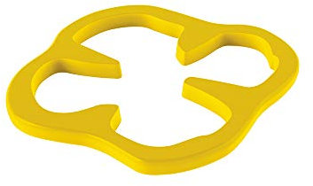 Zakdesigns 1530-0900 Paprika Dessous de Verre Mélamine Jaune 15 cm