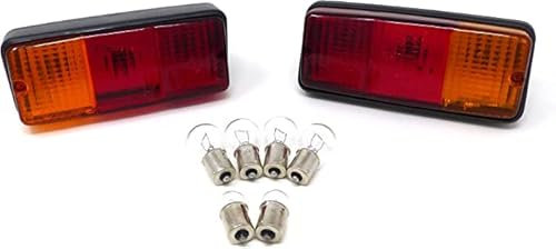 RMS LED Coppia Fanale/Faro Posteriore Carrello Appendice/Rimorchio + LAMPADINE