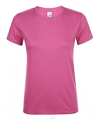SOLS Damen Regent Kurzarm T-Shirt (XL) (Orchidee Pink)