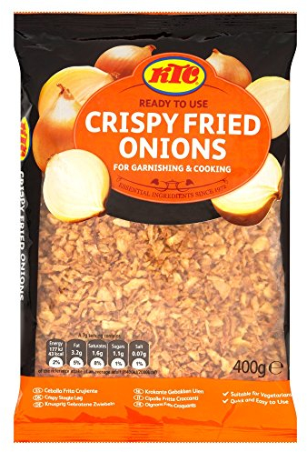 KTC Fried Onions, 400 g, Pack of 12