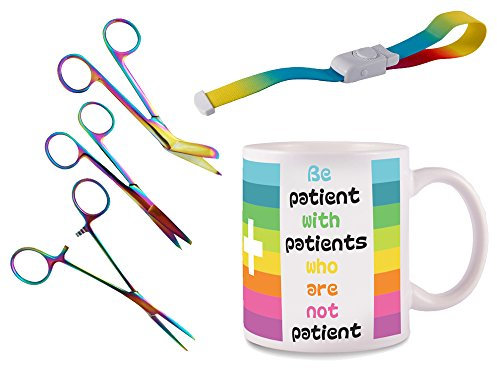 Set Persönliche Ausrüstung für krankenschwester + Gratis Gravur! (Rainbow)