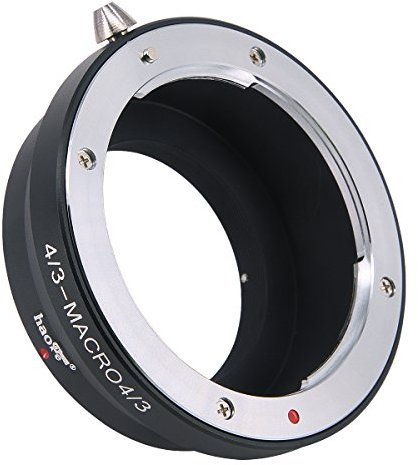 Haoge Manueller Objektivadapter für Olympus Four Thirds 4/3 43 spiegelloses Objektiv an Olympus und Panasonic Micro Four Thirds MFT M4/3 M43 Mount Kamera