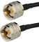 Superbat Cable UHF PL259 de CB 1.5m Cable RG58 UHF Macho a Macho de Radio Digital 50ohm Cable Coaxial de Baja Pérdida para Radio CB Radioaficionados Analizador de Antena Medidor de SWR etc.
