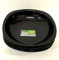 Reusable ECO Unbreakable Colourful Plastic Deep Dinner Plate Set-of-4 - Shatterproof - 100% Food Safe - Perfect for Camping, Indoors, Outdoors, and picnics (Black, Large)