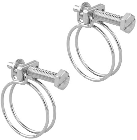 Pisces Double Wire Clips for 32mm Hose (2 Pack)