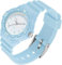 findtime Uhr Damen Analog Quarz Armbanduhr 5ATM wasserdichte Damenuhr Plastik Lichtschluckend Beleuchtend Sportuhr für Frauen Uhren Mädchen Jungen Candy Farbe Bunt Kids Watch Blau
