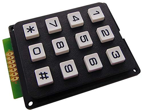 Keypad, 3 x 4 Kunststoff | Keypad-Schalter, 1 Stück – MCAK304NBWB