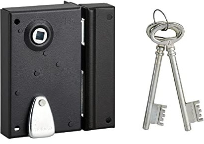 THIRARD 00900133 - Serrure En Applique À Fouillot 70 X 110 mm Droite - Coffre et gâche acier cambré - Version fouillot droite - Serrures Appliques - Applique Verticale