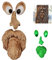 YUANYUU Décor de Visages d’Arbre de Vieil Homme, Sculptures et Statues de Jardin, Décoration Jardin Exterieur, Arbre Visage Tronc Décorations d'art Sculpture