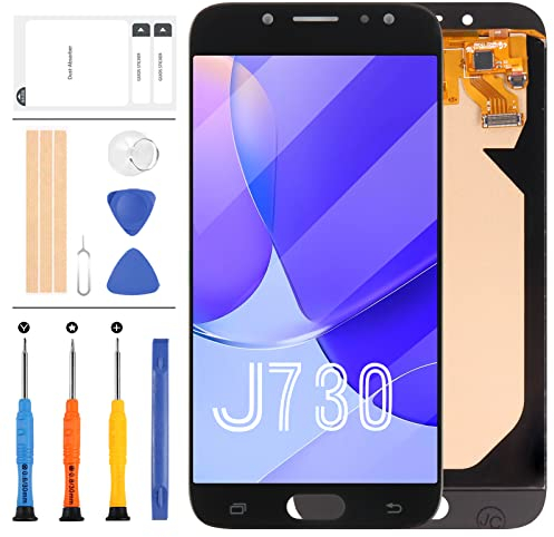 LADYSON para Samsung Galaxy J7 Pro 2017 reemplazo de Pantalla SM-J730 J730G J730F SM-J730F/DS J730FM/DSM J730G/DS INCELL Pantalla LCD táctil digitalizador Kit de Montaje +Herramientas (no Original)