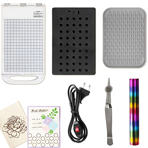 Máquina de papel de aluminio para estampado en caliente sistema de lámina caliente para la fabricación de tarjetas transferencia de vinilo de película de vinilo y máquina de prensado enchufe EU220 V