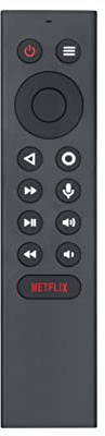 AULCMEET P3700 Télécommande de Remplacement Vocal adaptée pour NVIDIA Shield Android 4K OLED TV 2015/2017/2019 Modèles NVIDIA Shield Android TV Pro